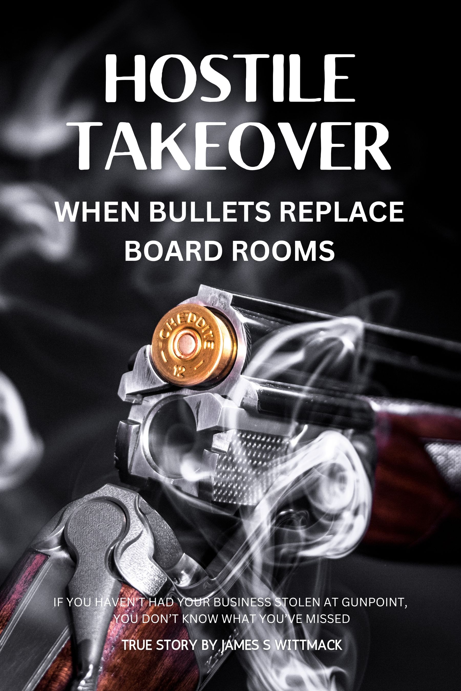 Hostile Takeover book cover by James Wittmack